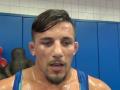 Olympian Frank Molinaro after Olympics simulation matches in camp