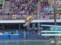 Russian diver receives a zero for elaborate back flop
