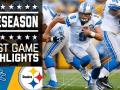 Lions vs. Steelers - Post Game Highlights