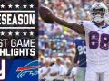 Giants vs. Bills - Post Game Highlights