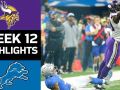 Vikings vs. Lions - NFL Week 12 Game Highlights