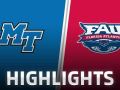 Highlights of Middle Tennessee at FAU