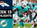 Broncos vs. Dolphins - NFL Week 13 Game Highlights