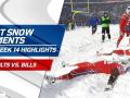 Best Snow Moments from Colts vs. Bills - NFL Wk 14 Highlights