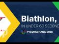 Biathlon, in under 60 seconds