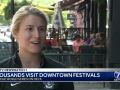 Thousands visit downtown festivals; College World Series on deck