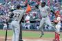 Marlins score team record 22 runs in blowout victory over Rangers Marlins score team record 22 runs in blowout victory over Rangers