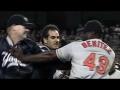Tino Martinez drilled in back, wild brawl ensues Tino Martinez drilled in back, wild brawl ensues