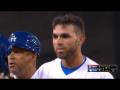 Peraza triples for his first career hit Peraza triples for his first career hit
