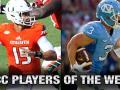 ACC Players of the Week ACC Players of the Week