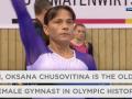 The oldest woman gymnast in Olympic history The oldest woman gymnast in Olympic history