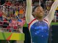 Simone Biles and Aly Raisman share winning moment together Simone Biles and Aly Raisman share winning moment together