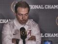 Hear what Nick Saban said after Alabama's last-second loss to Clemson Hear what Nick Saban said after Alabama's last-second loss to Clemson
