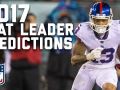 Predicting the Stat Leaders for the 2017 Season Predicting the Stat Leaders for the 2017 Season
