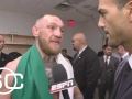 Conor McGregor's post-fight interview after losing to Floyd Mayweather Conor McGregor's post-fight interview after losing to Floyd Mayweather