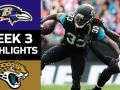 Ravens vs. Jaguars - NFL Week 3 Game Highlights Ravens vs. Jaguars - NFL Week 3 Game Highlights