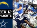 Chargers vs. Cowboys - NFL Week 12 Game Highlights Chargers vs. Cowboys - NFL Week 12 Game Highlights