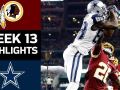 Redskins vs. Cowboys - NFL Week 13 Game Highlights Redskins vs. Cowboys - NFL Week 13 Game Highlights