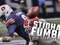 Auburn QB Jarrett Stidham's costly fumble during the SEC Championship vs Georgia Auburn QB Jarrett Stidham's costly fumble during the SEC Championship vs Georgia