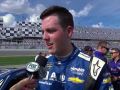 Bowman after winning Daytona 500 pole Bowman after winning Daytona 500 pole