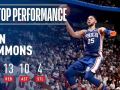 Ben Simmons Tallies First Playoff Triple Double! Ben Simmons Tallies First Playoff Triple Double!