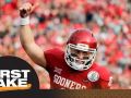 First Take reacts to Browns drafting Baker Mayfield with No. 1 overall pick First Take reacts to Browns drafting Baker Mayfield with No. 1 overall pick