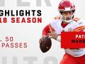 All 50 TD Passes by Patrick Mahomes in 2018! All 50 TD Passes by Patrick Mahomes in 2018!