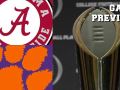 Game Preview: CFP National Championship Game Preview: CFP National Championship