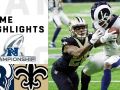Rams vs. Saints NFC Championship Highlights Rams vs. Saints NFC Championship Highlights